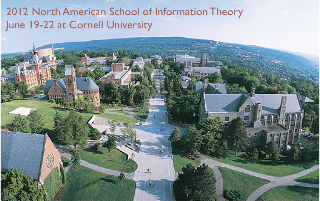NASIT 2012 logo, a picture of Cornell's campus